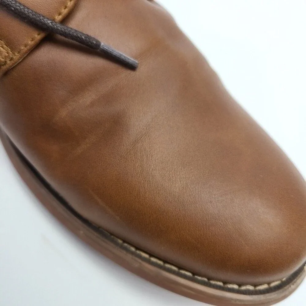 Hawker Rye Porewia Speed Lace Derby Brown Mens Dress Shoe 11